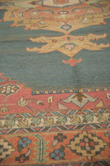 9.5x14 Vintage Serapi Indian Soumac Design Carpet // ONH Item mc001342 Image 5