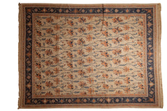 9x12 Vintage Serapi Indian Soumac Design Carpet // ONH Item mc001343