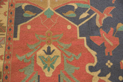 10x13.5 Vintage Caucasian Indian Soumac Design Carpet // ONH Item mc001345 Image 14