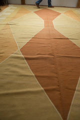 12.5x18 Vintage Contemporary Kilim Carpet // ONH Item mc001349 Image 3