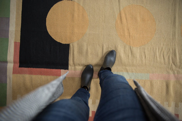 10x13.5 Vintage Contemporary Kilim Carpet // ONH Item mc001351 Image 1