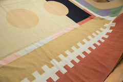 12.5x17.5 Vintage Contemporary Kilim Carpet // ONH Item mc001352 Image 12