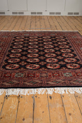 6x6 Vintage Fine Pakistani Bokhara Design Square Carpet // ONH Item mc001359 Image 5