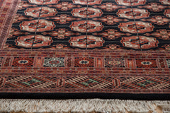 6x6 Vintage Fine Pakistani Bokhara Design Square Carpet // ONH Item mc001359 Image 7