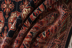 6x6 Vintage Fine Pakistani Bokhara Design Square Carpet // ONH Item mc001359 Image 9