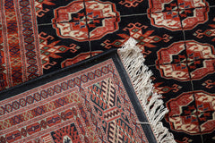 6x6 Vintage Fine Pakistani Bokhara Design Square Carpet // ONH Item mc001359 Image 10