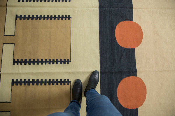8.5x11.5 Vintage Contemporary Kilim Carpet // ONH Item mc001363 Image 1