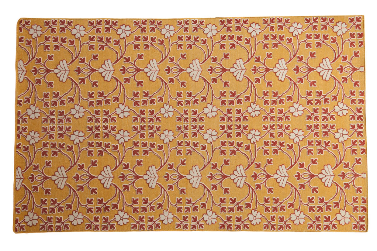 5x8 New Indian Samarkand Design Carpet // ONH Item mc001375