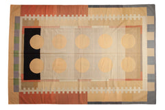 8x12 Vintage Contemporary Kilim Carpet // ONH Item mc001377