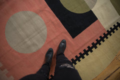 10x10 Vintage Contemporary Kilim Round Carpet // ONH Item mc001378 Image 1