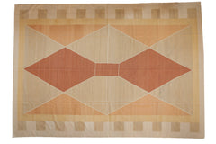 10x14.5 Vintage Contemporary Kilim Carpet // ONH Item mc001381