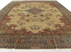 13x18 Vintage Romanian Tabriz Design Carpet // ONH Item mc001386 Image 3