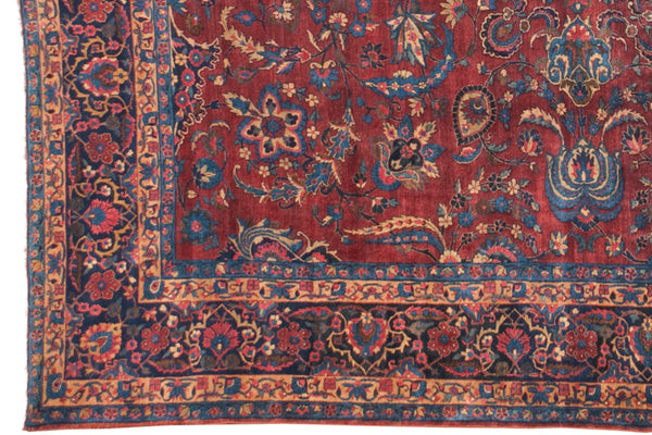 11.5x13.5 Vintage Laristan Carpet // ONH Item mc001388 Image 1