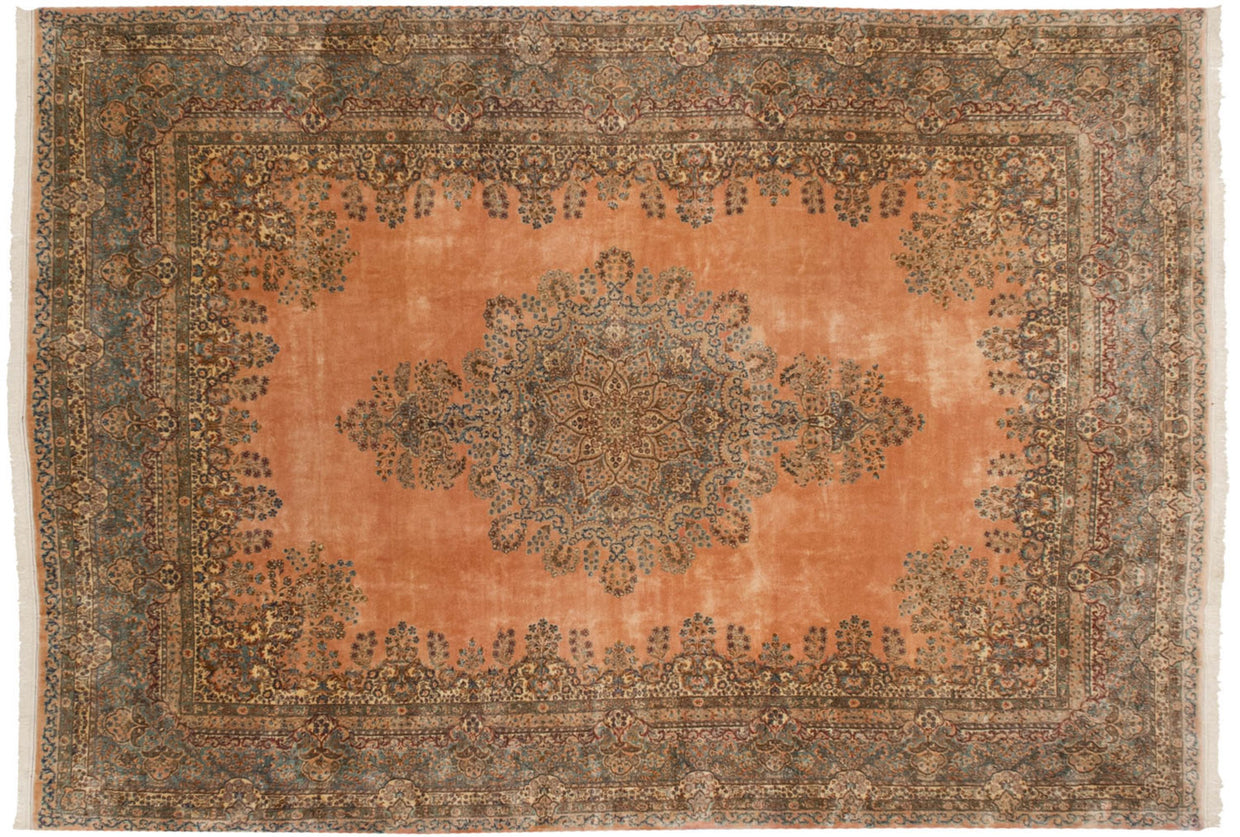 13x19 Vintage Cyrus Crown® Kerman Carpet // ONH Item mc001390