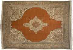 12.5x17.5 Vintage Tabriz Carpet // ONH Item mc001400