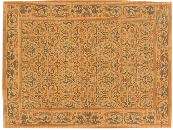 9x12 Vintage Spanish Arts And Crafts Design Carpet // ONH Item mc001411