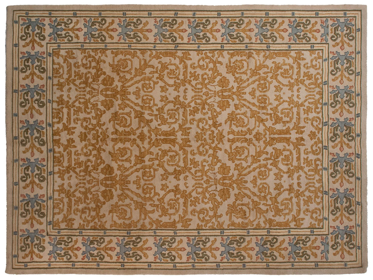 xxdd8.5x12 Vintage Spanish Arts And Crafts Design Carpet // ONH Item mc001413