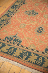 RESERVED 9x11.5 Vintage Tea Washed Indian Arts And Crafts Soumac Design Carpet // ONH Item mc001418 Image 9