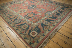 8x10 Vintage Tea Washed Indian Serapi Soumac Design Carpet // ONH Item mc001420 Image 2