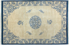 xxdd12x18 Vintage Indian Peking Design Carpet // ONH Item mc001423
