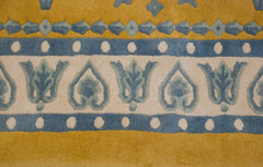 xxdd8.5x11.5 Vintage Indian Art Deco Design Carpet // ONH Item mc001424 Image 3