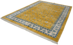 xxdd8.5x11.5 Vintage Indian Art Deco Design Carpet // ONH Item mc001424 Image 6