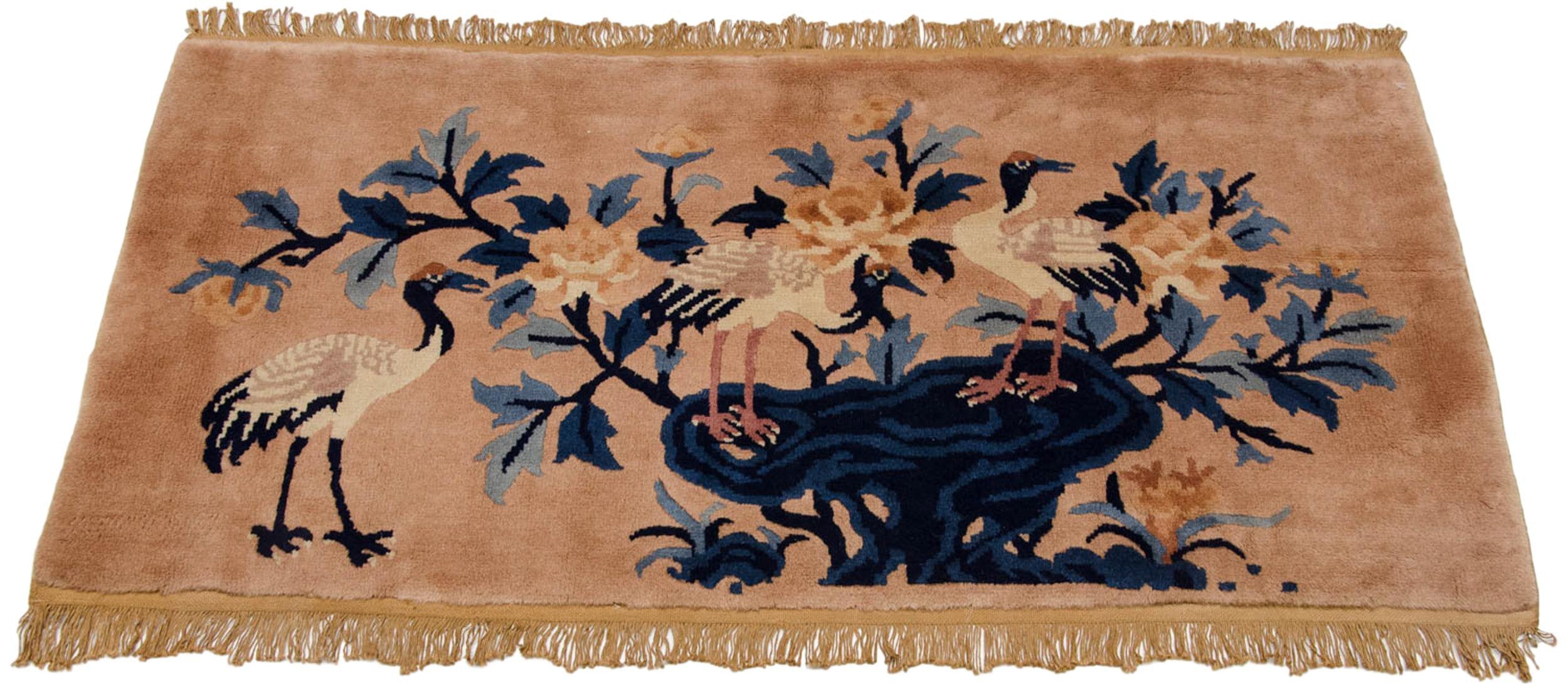 2x4 Vintage Tea Washed Peking Rug Runner // ONH Item mc001427 Image 1