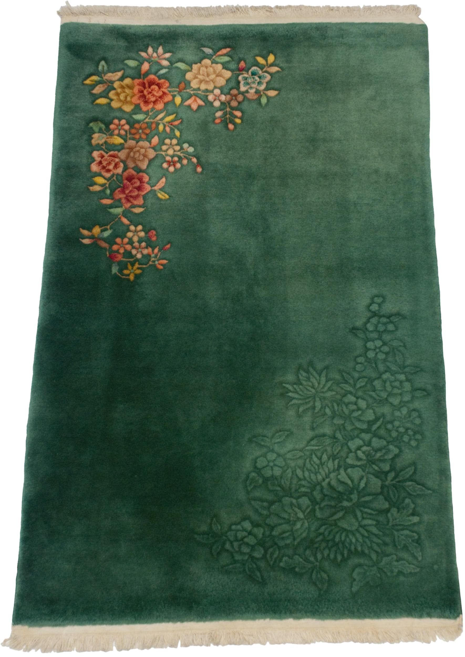 3x5 Vintage Nichols Art Deco Rug // ONH Item mc001431 Image 1