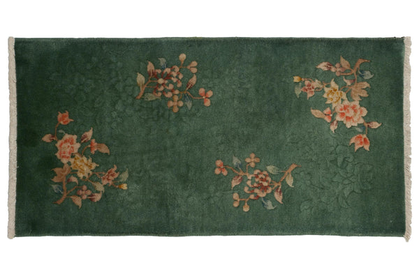 2x4 Vintage Nichols Art Deco Rug Runner // ONH Item mc001435