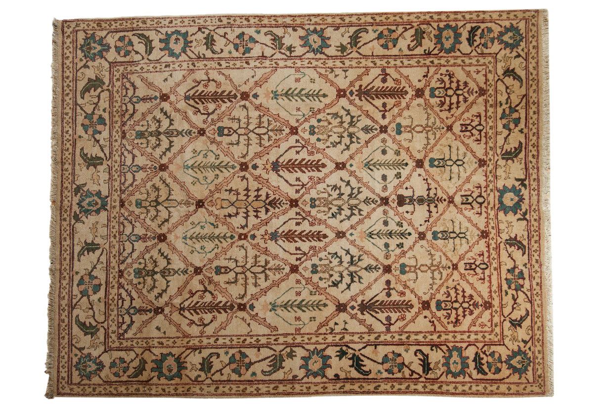RESERVED 8x10 Vintage Agra Carpet // ONH Item mc001436