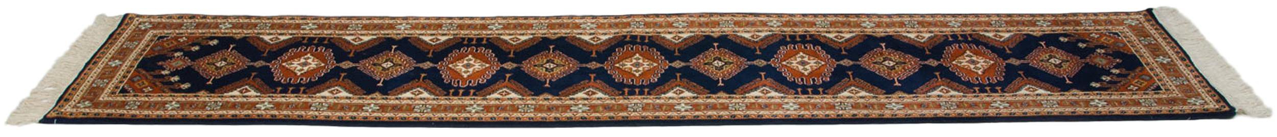 2.5x12 Vintage Indian Turkmen Design Rug Runner // ONH Item mc001437 Image 1