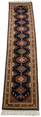 xxdd2.5x12 Vintage Indian Turkmen Design Rug Runner // ONH Item mc001437 Image 3