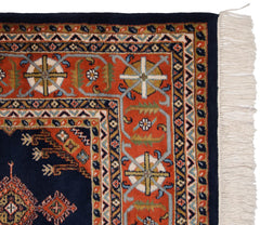 xxdd8x10 Vintage Indian Turkmen Design Carpet // ONH Item mc001438 Image 5