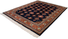 xxdd8x10 Vintage Indian Turkmen Design Carpet // ONH Item mc001438 Image 10