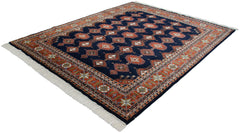xxdd8x10 Vintage Indian Turkmen Design Carpet // ONH Item mc001438 Image 11