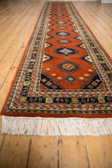 3x15 Vintage Indian Turkmen Design Rug Runner // ONH Item mc001439 Image 2