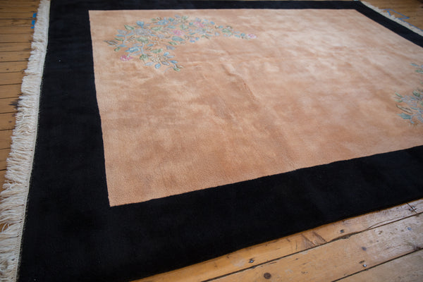 9x11.5 Vintage Indian Art Deco Design Carpet // ONH Item mc001442 Image 5