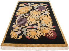 xxdd6x9 Vintage Indian Art Deco Design Carpet // ONH Item mc001443 Image 2