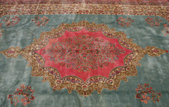 xxdd10x16.5 Vintage Fine Kerman Carpet // ONH Item mc001452 Image 10