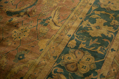 10.5x17 Vintage Tea Washed Agra Carpet // ONH Item mc001453 Image 3