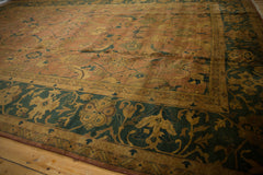 10.5x17 Vintage Tea Washed Agra Carpet // ONH Item mc001453 Image 4