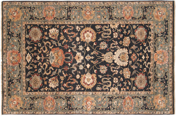 6x9 New Agra Carpet // ONH Item mc001456