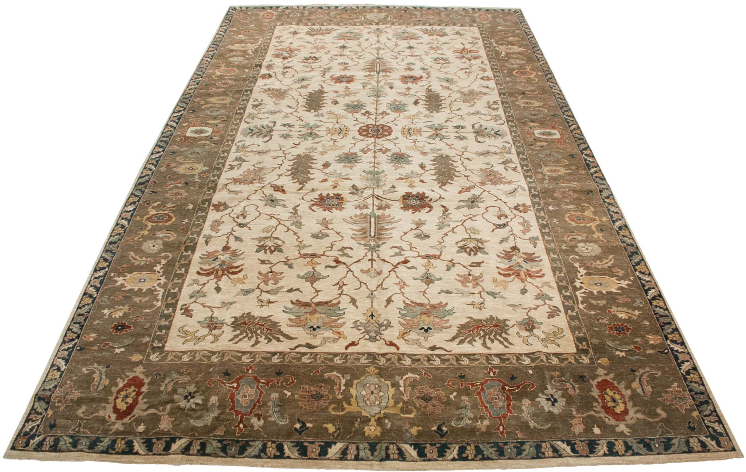 12x20 New Indian Serapi Design Carpet // ONH Item mc001458 Image 1