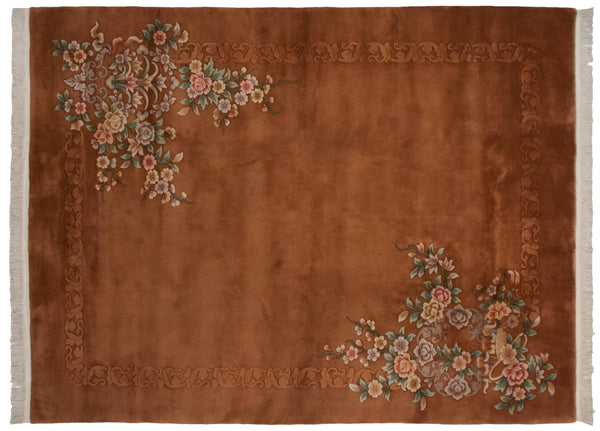 9x12 Vintage Art Deco Carpet // ONH Item mc001462