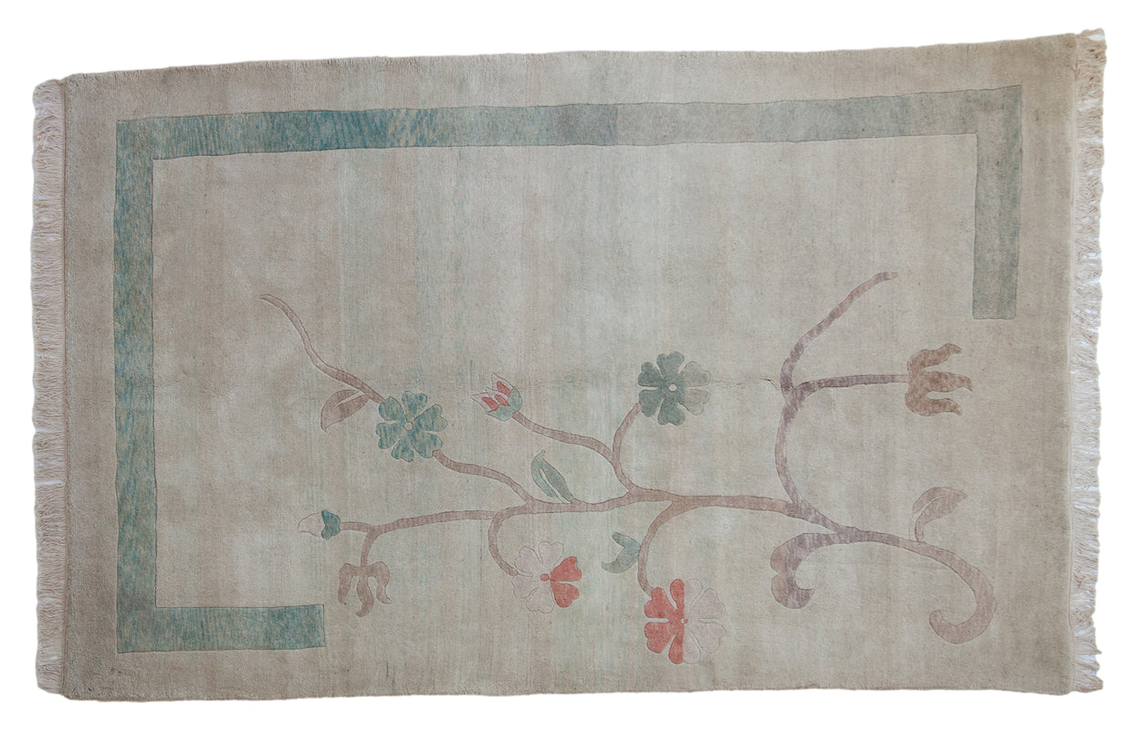 6x9.5 Vintage Chinese Arts And Crafts Design Carpet // ONH Item mc001463