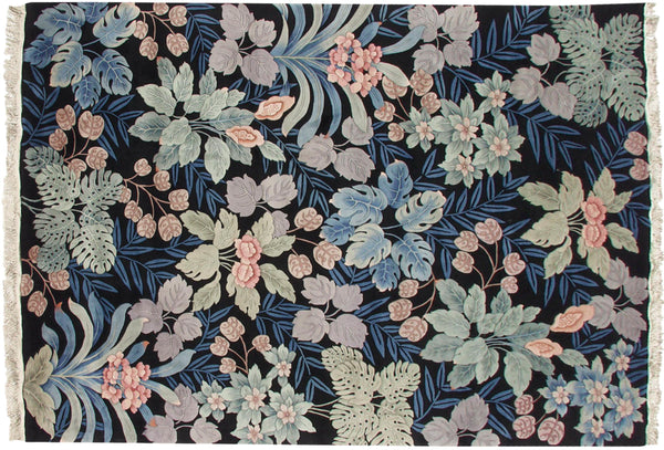 10x14 Vintage Jungle Carpet // ONH Item mc001465