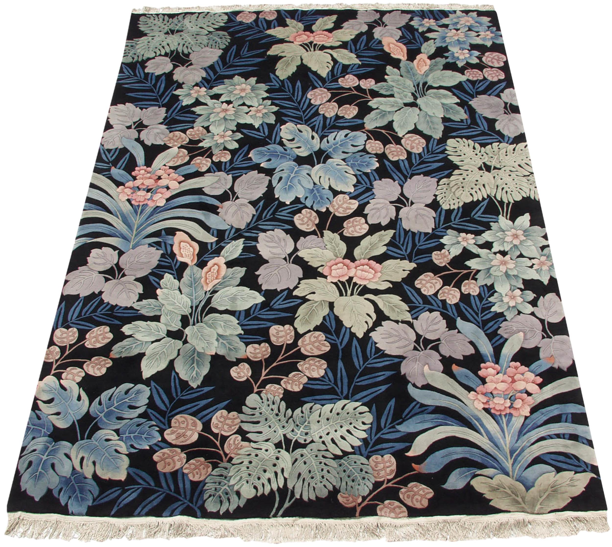 10x14 Vintage Jungle Carpet // ONH Item mc001465 Image 1