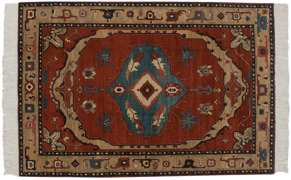 6x9 Vintage Armenian Serapi Design Carpet // ONH Item mc001473