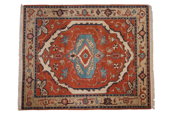 8x10 Vintage Armenian Serapi Design Carpet // ONH Item mc001478