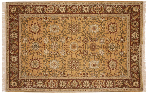 6x9 Vintage Armenian Sultanabad Design Carpet // ONH Item mc001481